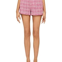 Best Sale 👍 L'Agence Ashton 👩 Womens Tweed 3" Shorts 🤩