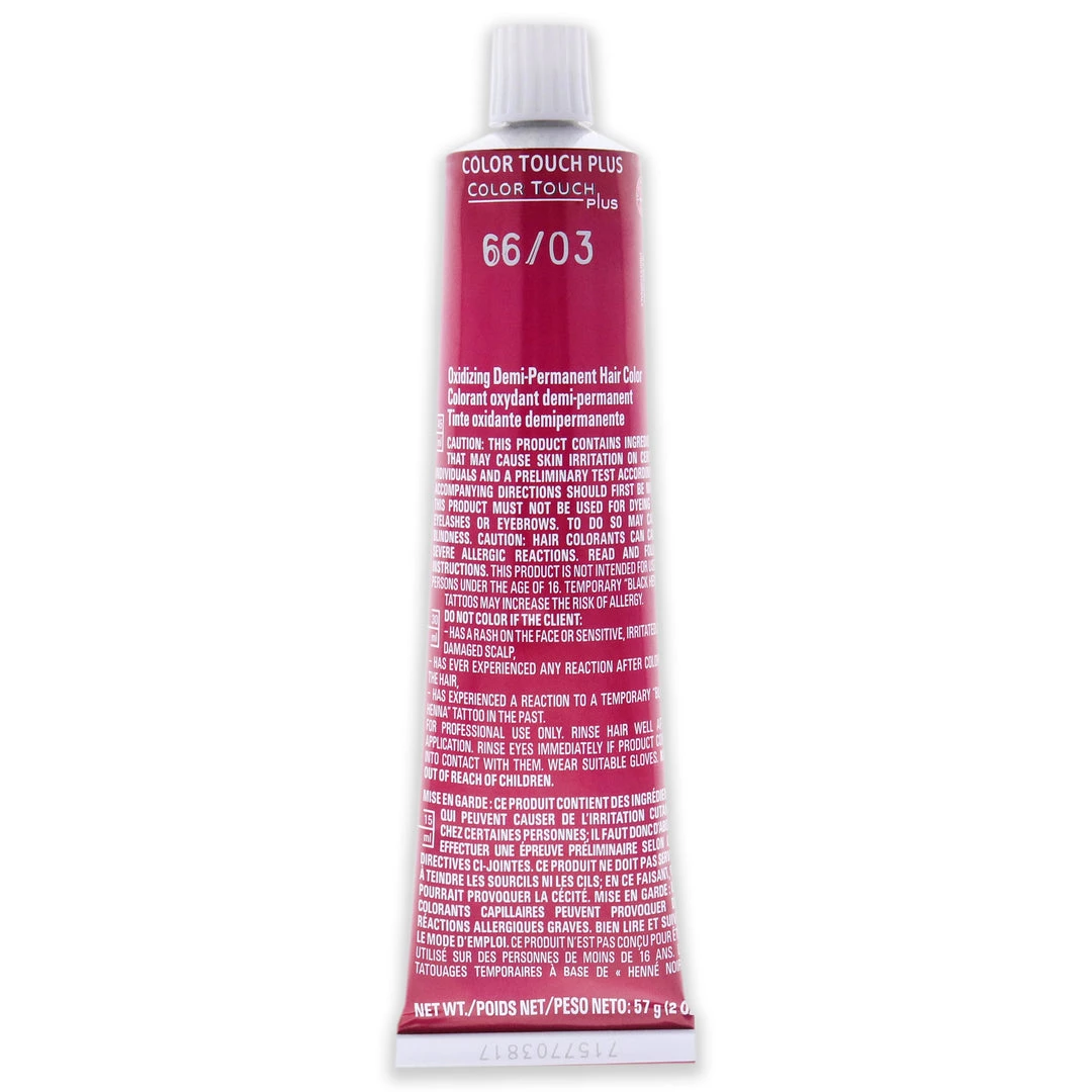 Best deal β¨ Wella Color Touch Plus Demi-Permanent Color - 66 03 Intense Dark Blonde-Natural Gold For Unisex 2 oz Hair Color π€© 2 Best deal β¨ Wella Color Touch Plus Demi-Permanent Color - 66 03 Intense Dark Blonde-Natural Gold For Unisex 2 oz Hair Color π€© - Image 2
