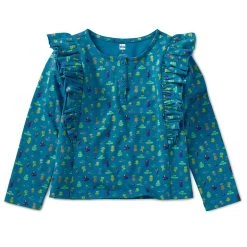 Cheap 😉 kids Tea Collection Ruffle Henley Top ❤️