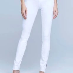 Buy ⌛ L'Agence 👩 women Josie Jean in Blanc 😉