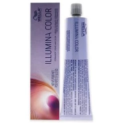 Promo 🛒 Wella Illumina Color Permanent Creme Hair Color - 8 1 Light Blonde-Ash For Unisex 2 oz Hair Color 🎉