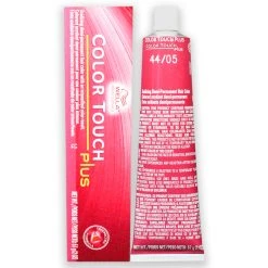 Cheapest 🥰 Wella Color Touch Plus Demi-Permanent Color - 44 05 Intense Med Brown-Natural Red Violet For Unisex 2 oz Hair Color ✔️