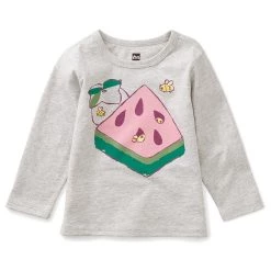Deals 🧨 kids Tea Collection Cube Melon Baby Graphic T-Shirt 🔥
