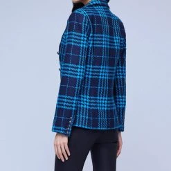 Cheapest 🧨 L'Agence 👩 women Kenzie Tweed Blazer in Midnight Plaid Multi 😍 -Dudley Stephens Shop d0968a4d66ed402dbbf48e3d06c33e7b 1080x