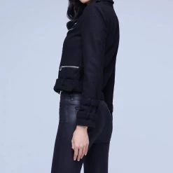 Best Pirce 😍 L'Agence 👩 women Billie Belted Jacket in Black 🥰 -Dudley Stephens Shop d75501c807554e349e140fe9766b4946 1080x