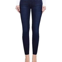 Best deal ⭐ L'Agence 👩 women Marguerite High Rise Skinny Jean in Marino Blue 🛒