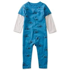 Promo ✨ kids Tea Collection Layered Sleeve Baby Romper 👍