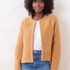 Best deal 👏 Dudley Stephens 👩 women Cat Rock Cardigan in Sherpa Fleece 💯