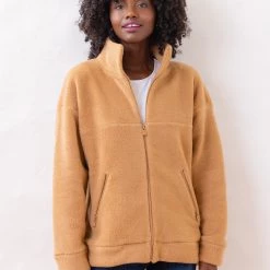 Wholesale 🎁 Dudley Stephens 👩 women Bleecker Zip-Up in Sherpa Fleece 👏