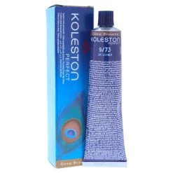 Discount 🔥 Wella I0084334 Koleston Perfect Permanent Creme Hair Color for Unisex - 9-73 Very Light Brunette Gold Blonde - 2 oz 🥰