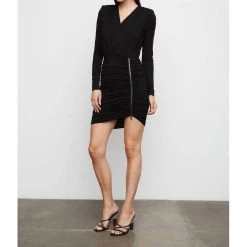 Outlet 🌟 Bailey 44 👩 women Valeria Jersey Surplice 👗 Dress in Black ✨ -Dudley Stephens Shop 257a9cfd22ef47d08bb4d107cae38508 1080x