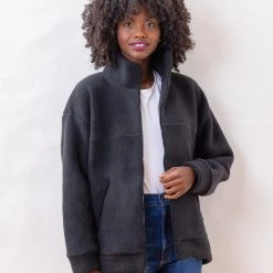 Cheap 🤩 Dudley Stephens 👩 women Bleecker Zip-Up in Sherpa Fleece 🎉