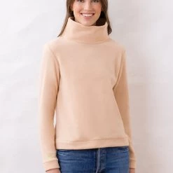 Buy ⭐ Dudley Stephens 👩 women Park Slope Turtleneck in Vello Fleece 🎉