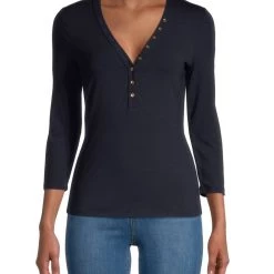 Best deal 🛒 Bailey 44 👩 women Margot Top in Navy 🥰