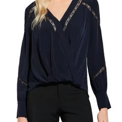 Best Pirce ✨ Bailey 44 👩 women CORINNE TOP in Twilight ❤️