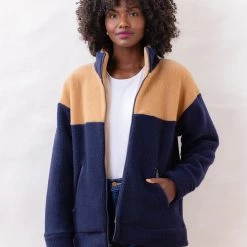 Coupon 😉 Dudley Stephens 👩 women Bleecker Zip-Up in Sherpa Fleece 😀