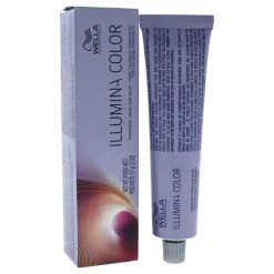 Outlet 🎉 Wella U-HC-11605 Illumina Color Permanent Creme Hair Color - 6 Dark Blonde & Pure for Unisex - 2 oz 🛒