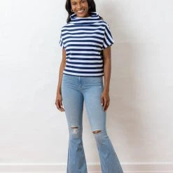 Cheapest ✨ Dudley Stephens 👩 women Marks Street Mock Neck in Striped Fleece 💯 -Dudley Stephens Shop 95700ba6899546d696b9feb9a71e2669 1080x