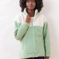 Top 10 π― Dudley Stephens π© women Bleecker Zip-Up in Sherpa Fleece π