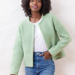 Budget 🧨 Dudley Stephens 👩 women Cat Rock Cardigan in Sherpa Fleece 🌟