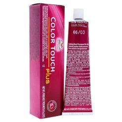 Brand new ✔️ Wella I0086984 Color Touch Plus Demi & Permanent Hair Color for Unisex - 66 03 Intense Dark Blonde & Natural Gold - 2 oz 🎉